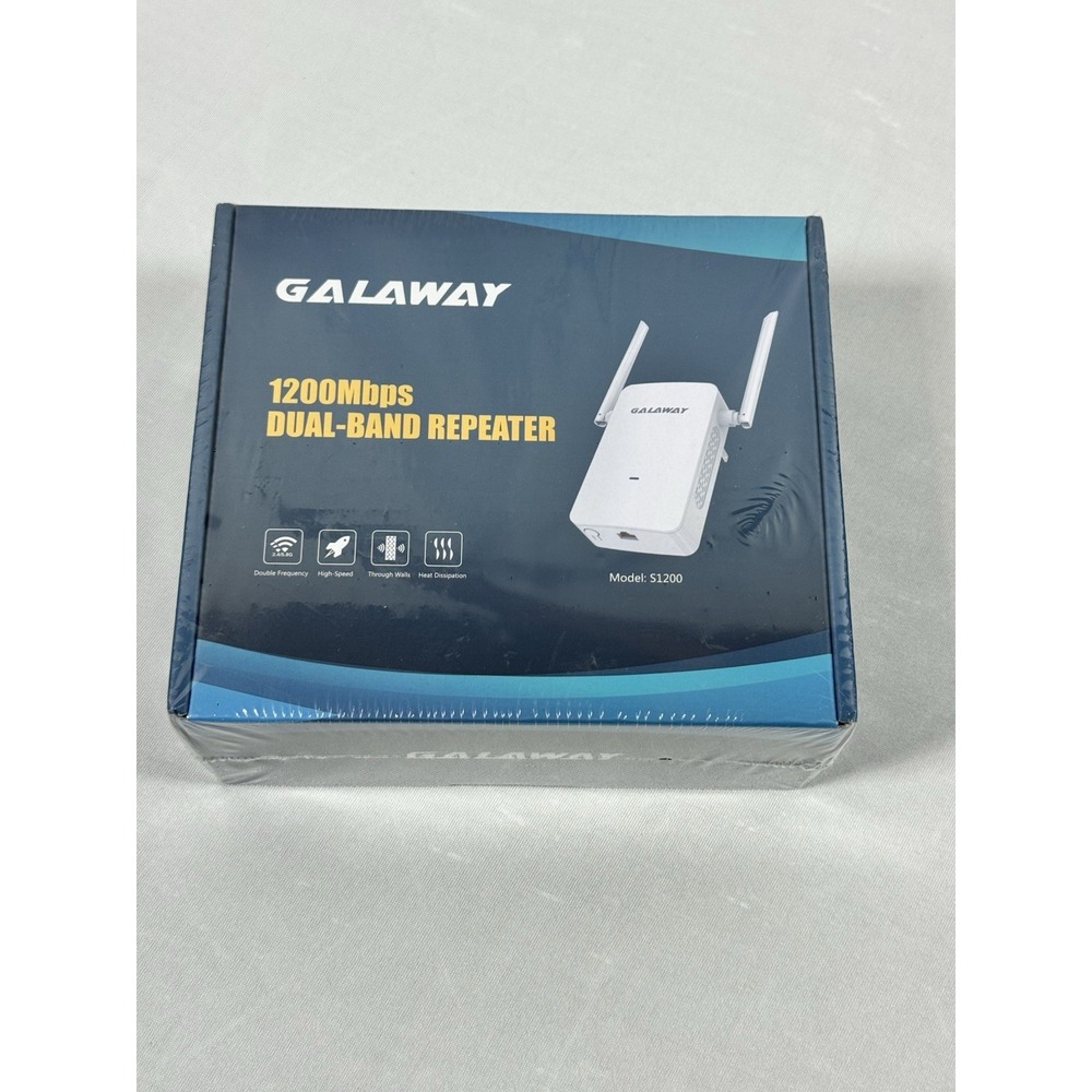 Galaway S1200‎ WiFi Range Extender 1200Mbps Dual Band Wireless Repeater White